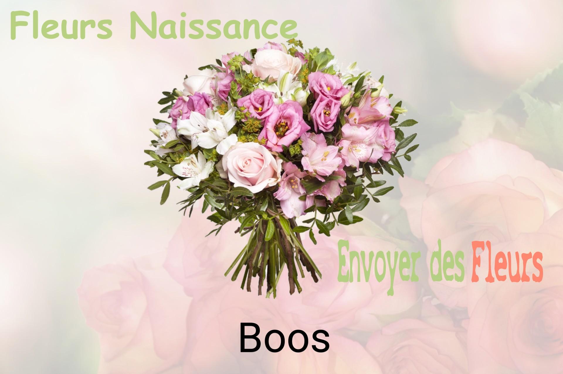Bouquet de fleurs de naissance livré à Boos